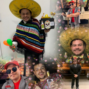 imagem de anão com chapelão mexicano