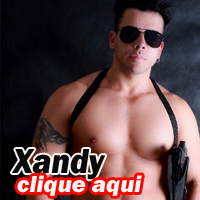 Gogo Boy e dancer Xandy Vitta.